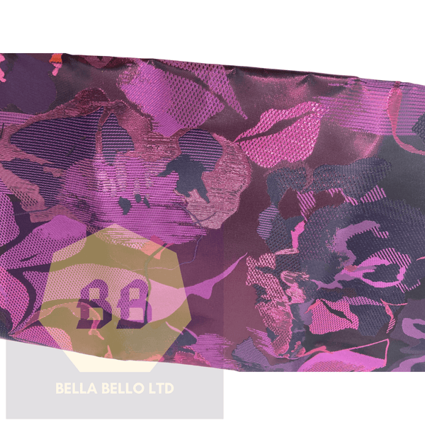 Purple and Aubergine 3D Sego Gele