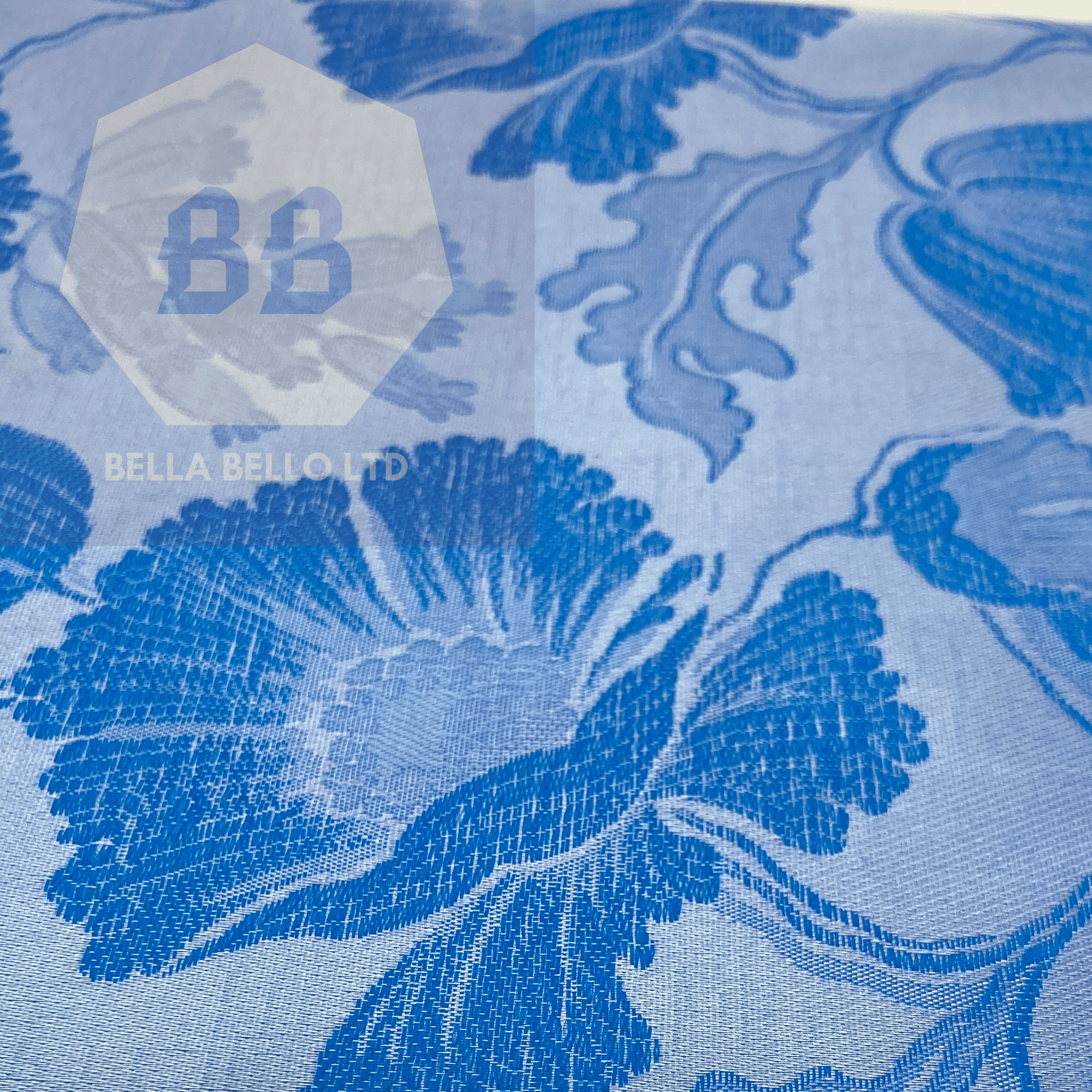 Blue and Silver Sego Headtie