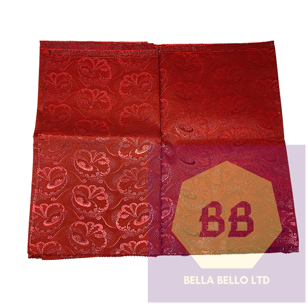 Sego Gele and Ipele in Red
