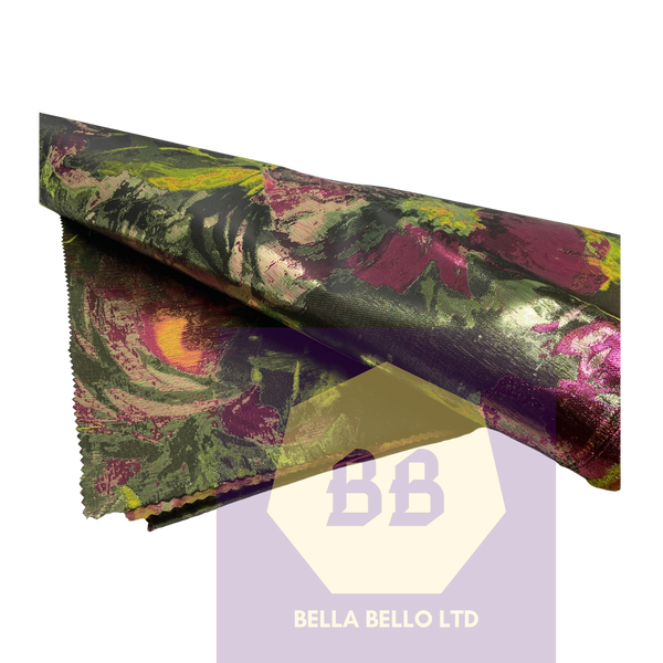 HoH Grandmaster Sego Gele and Ipele in Multi Olive Green and Plum