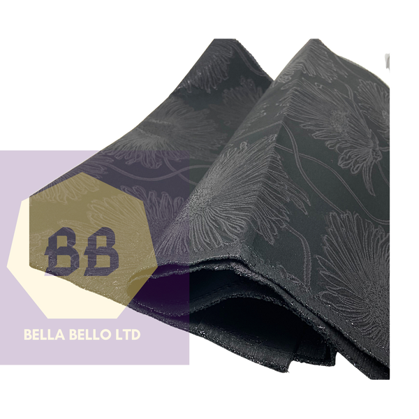 Sego Gele in Midnight Gray with Black