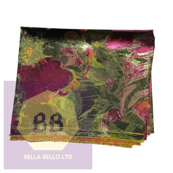 HoH Grandmaster Sego Gele and Ipele in Multi Olive Green and Plum